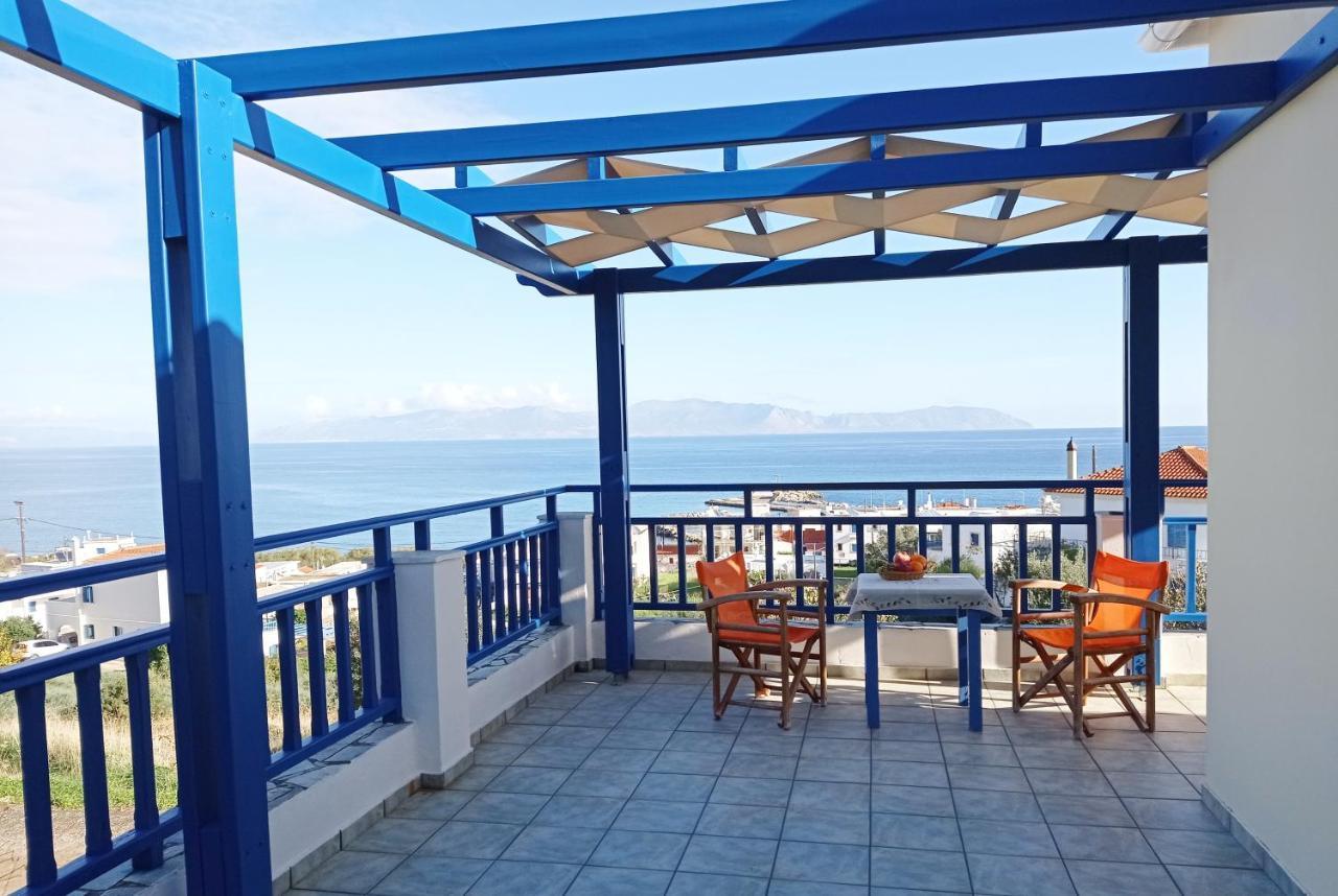 Evangelia House Sea View Apartments Agia Pelagia  المظهر الخارجي الصورة
